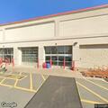 Car rolls into shopping cart corral at Costco