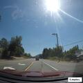 Vehicle off roadway on Highway 299 near creek