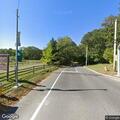 Vehicle hits pole, road blocked on Lawrence Hill Road