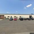 Truck trailer hits garage door at warehouse