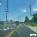 Traffic stop involving white Infiniti SUV