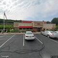 Traffic stop in front of Red Hut Diner