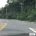 Vehicle pinned under another on Stony Brook Road