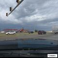 Traffic stop of silver car at US 34 and US 67