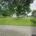 Trees blocking lane near church on Route 536