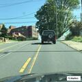 Tractor trailer hits pole, wires down on roadway