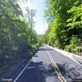 Tree blocking roadway on Route 611