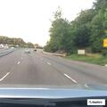 Disabled vehicle blocking right lane on Route 23