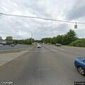 Two-car crash with road fluid spill on Route 1