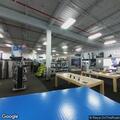 Water leak from sprinkler pipe at old Best Buy