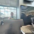 Person not breathing at airport main terminal