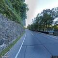 Tree branch causing road hazard near campus