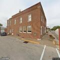 Roof collapse damages gas meter at bank