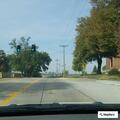 Officer assists driver with stalled vehicle in traffic