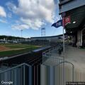 Patient unconscious with concussion at Clover Stadium
