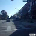 Stopped train blocking State Route 58 crossing