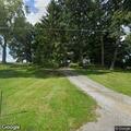 Downed wire blocking road on Oak Hill Drive