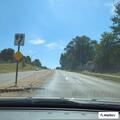Traffic stop involving gray Hyundai sedan