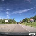Electric wheelchair in roadway on North Route 15
