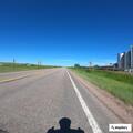 Officer transporting man to Potter on highway