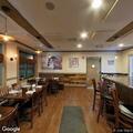 Elderly man in wheelchair needs lift assist at restaurant