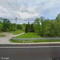 Tree on power lines blocking road at pump station