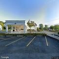 Strong natural gas odor outside bank building