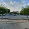 Welfare check on woman sitting in jeep at gas pump