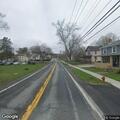 Dog running in roadway on Route 284 in Unionville