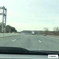Erratic white van reported off road on I-87