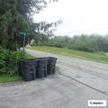 Fireworks complaint with debris in roadway