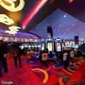 Female with bloody nose at casino main entrance