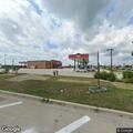 Vehicle leaves roadway at roundabout near Casey’s