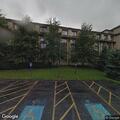 Reckless driver doing donuts at Ramada Inn lot