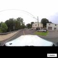 Traffic stop on silver Toyota Camry