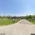 Car hits brick sign at senior apartments parking lot