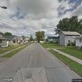 Suspicious maroon minivan leaves area on bicycle