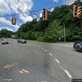 Car and scooter collision injures man at intersection