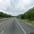 Trash truck dropping debris on I-395 southbound