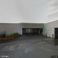 Vehicle with broken sunroof at car dealership