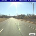 Two-car crash with vehicle hitting pole on Route 7
