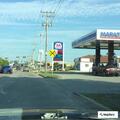 Person sick at gas station in South Chicago Heights