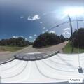 Vehicle off roadway near Clark Gate Road