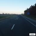 Debris hazard and vehicle damage on I-69 southbound