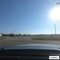 Officer stops motorcycle near Road Ranger