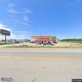 Construction worker cut leg with saw at gas station