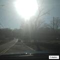 Two vehicles stopped in road near Walmart