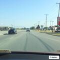 Couple arguing in pickup at Speedway parking lot