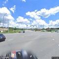Stopped SUV in southbound lane of Route 49