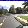 Tree blocking road on CT-132 in Bethlehem